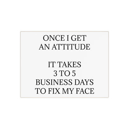Fix My Face Ceramic Photo Tile