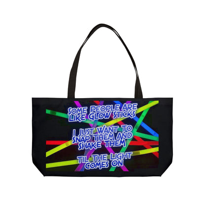 Glow Sticks Weekender Tote Bag