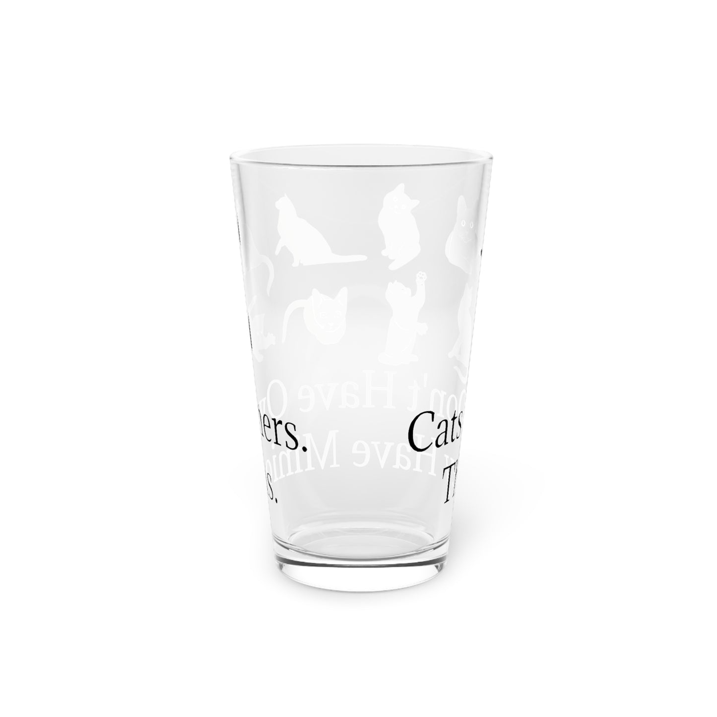 Cat Minions Drinking Glass