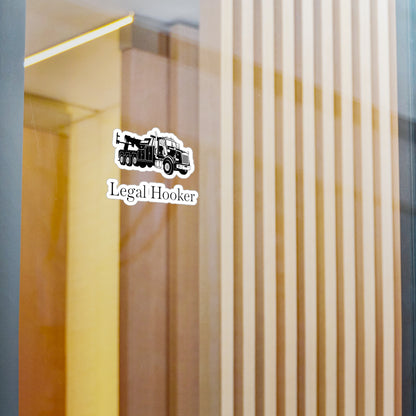 Legal H**ker Heavy Tow Truck Vinyl Decal