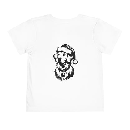 Santa Paws Golden Toddler Unisex Short Sleeve Crewneck Tee