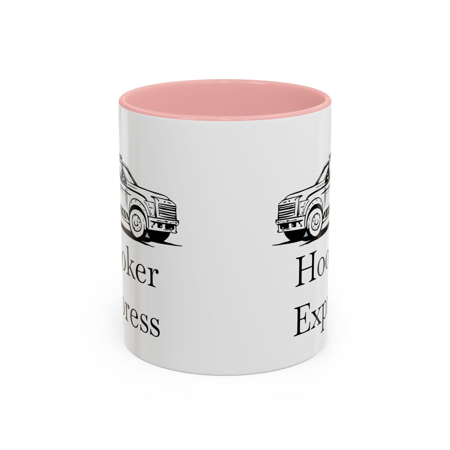 H**ker Express Wheel Lift Tow Truck 2-Tone Coffee Mug