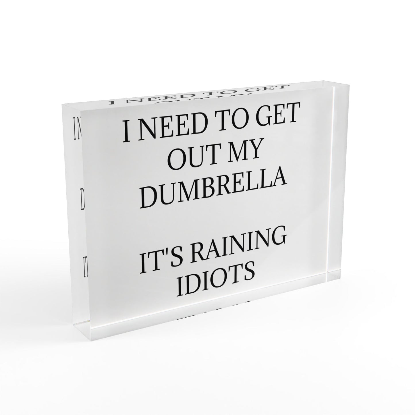 Dumbrella Acrylic Photo Block