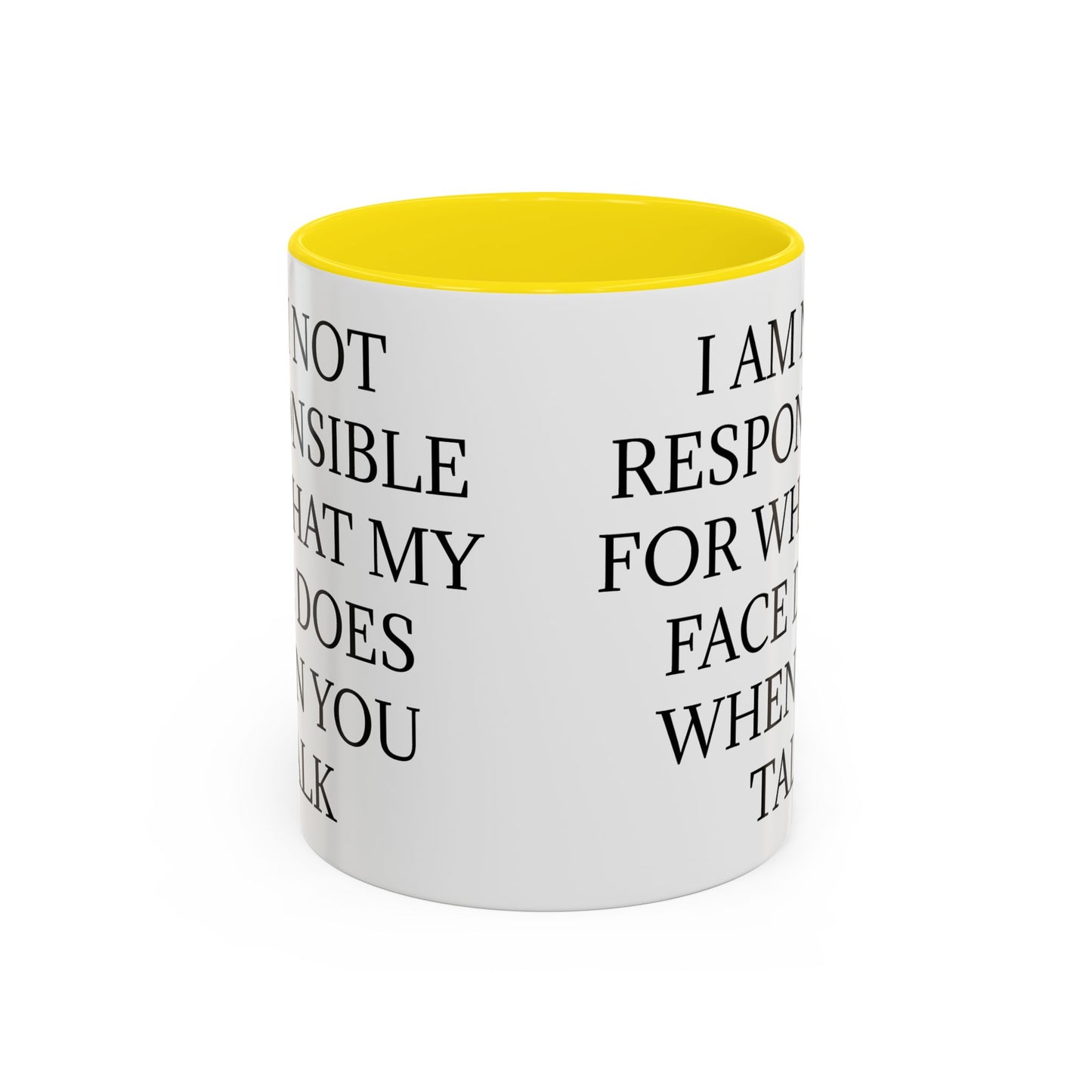 When You Talk 2-Tone Coffee Mug