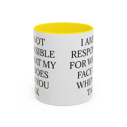 When You Talk 2-Tone Coffee Mug