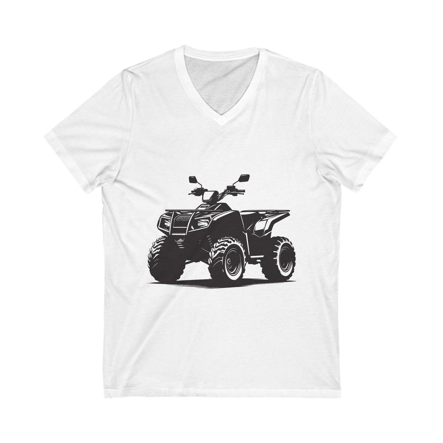 Off The Beaten Path Quad Unisex Short Sleeve V-Neck Tee