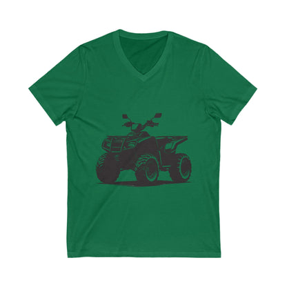 Off The Beaten Path Quad Unisex Short Sleeve V-Neck Tee