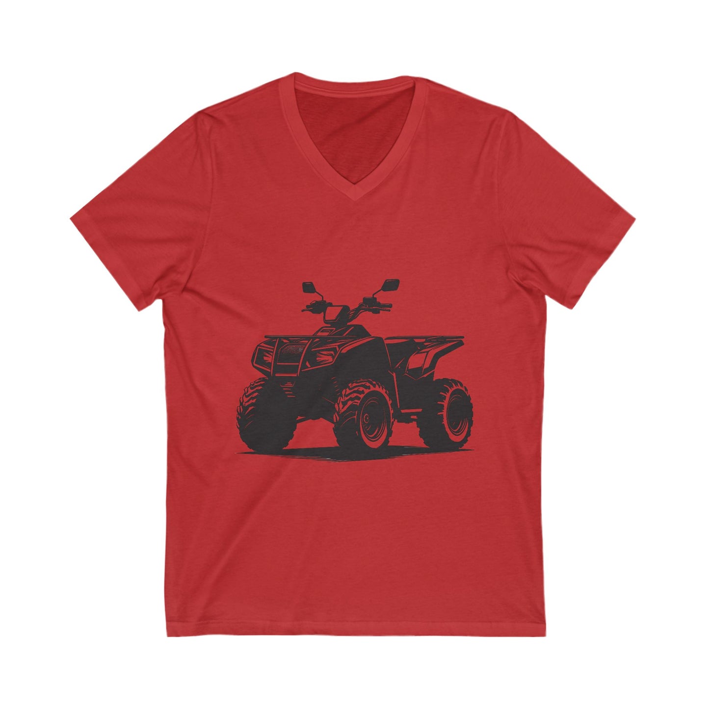 Off The Beaten Path Quad Unisex Short Sleeve V-Neck Tee