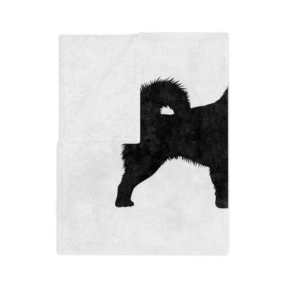 You Don't Scare Me Velveteen Microfiber Blanket