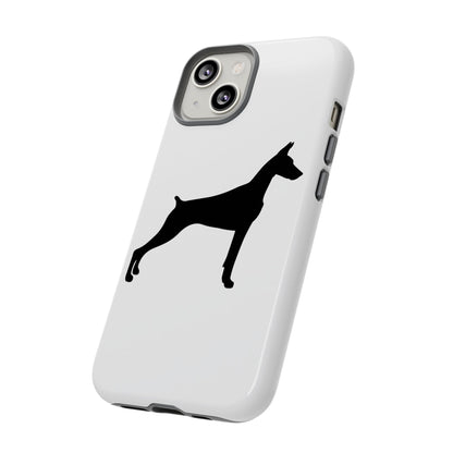 Doberman Silhouette iPhone Case