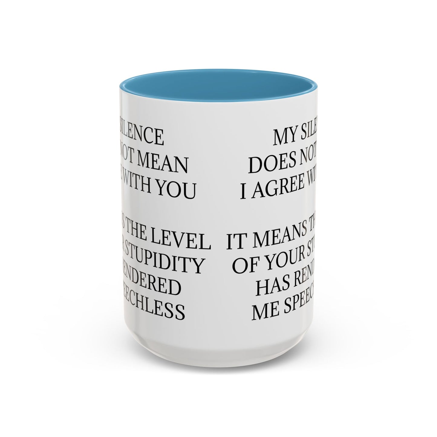 Speechless 2-Tone Coffee Mug