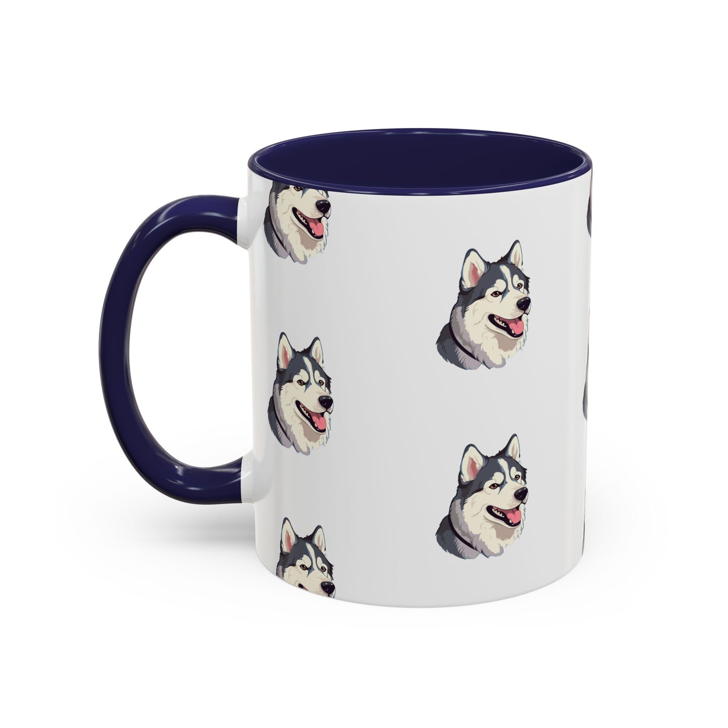 Malamute Head 2-Tone Coffee Mug
