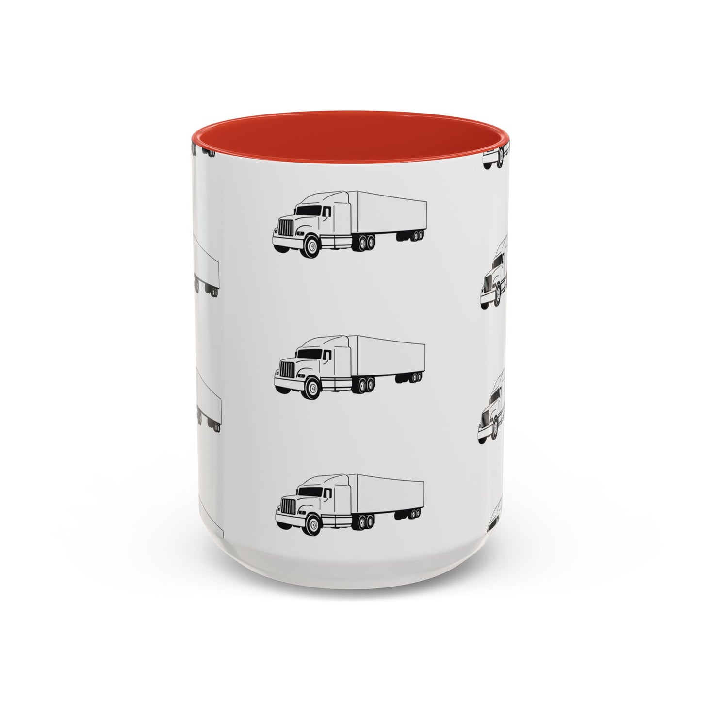 Semi Truck 2-Tone Coffee Mug