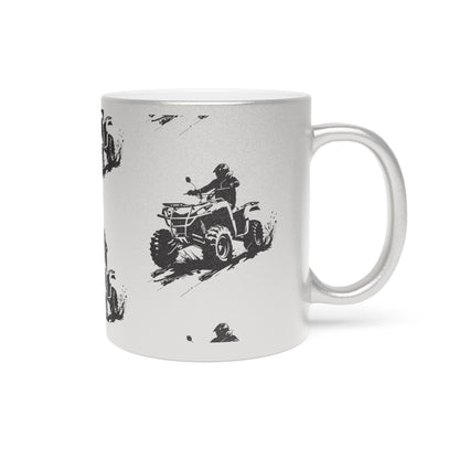 Slingin' Mud Quad Metallic Coffee Mug