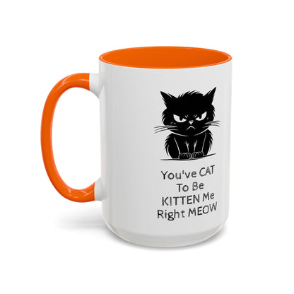 Kitten Me 2-Tone Coffee Mug