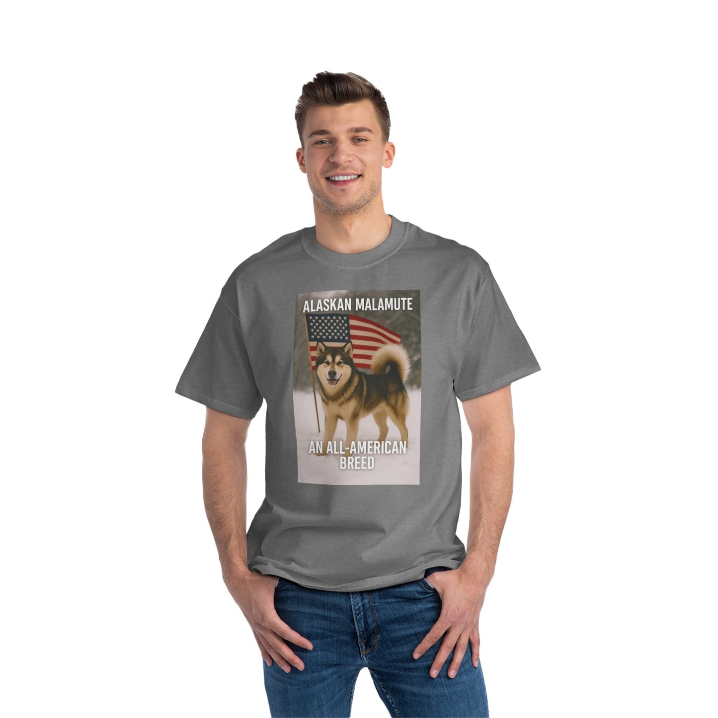 All-American Breed Men's Short-Sleeve Crewneck Tee