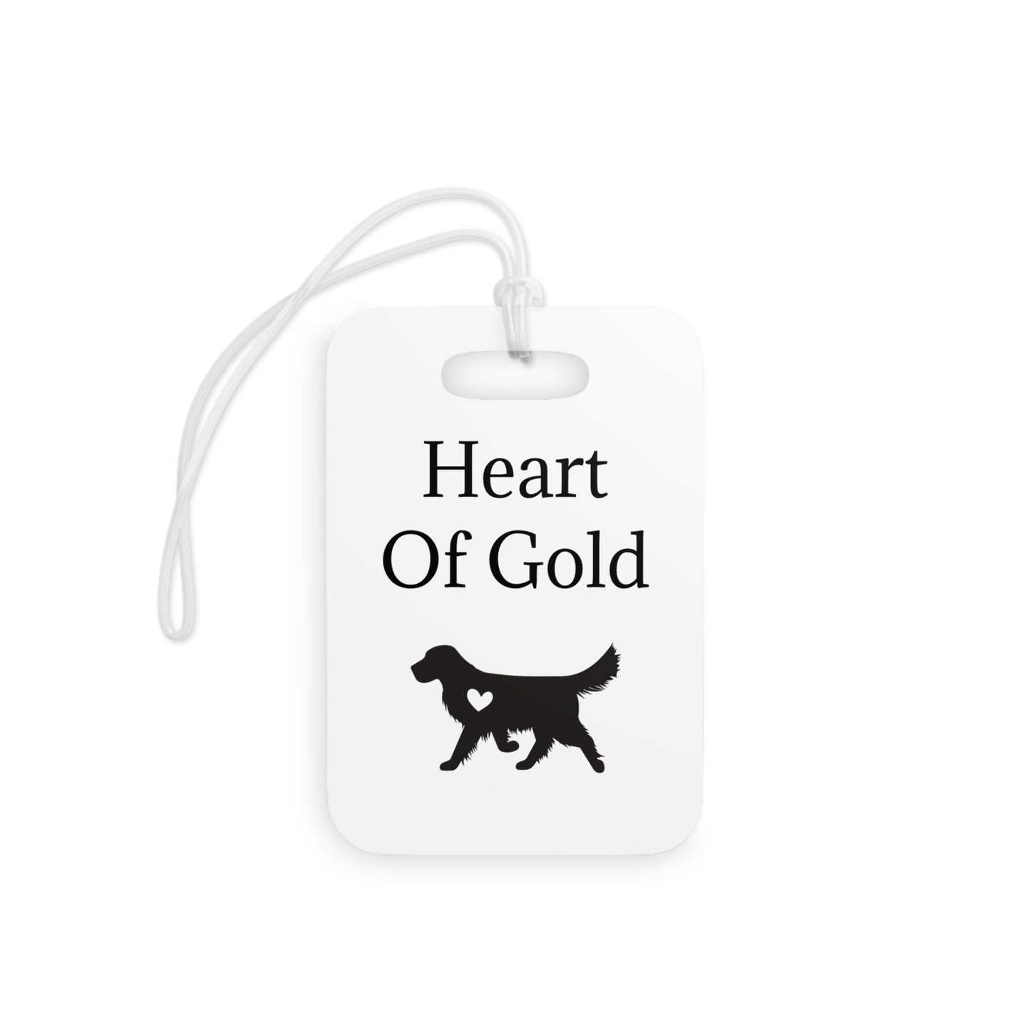 Heart Of Gold Luggage Tag