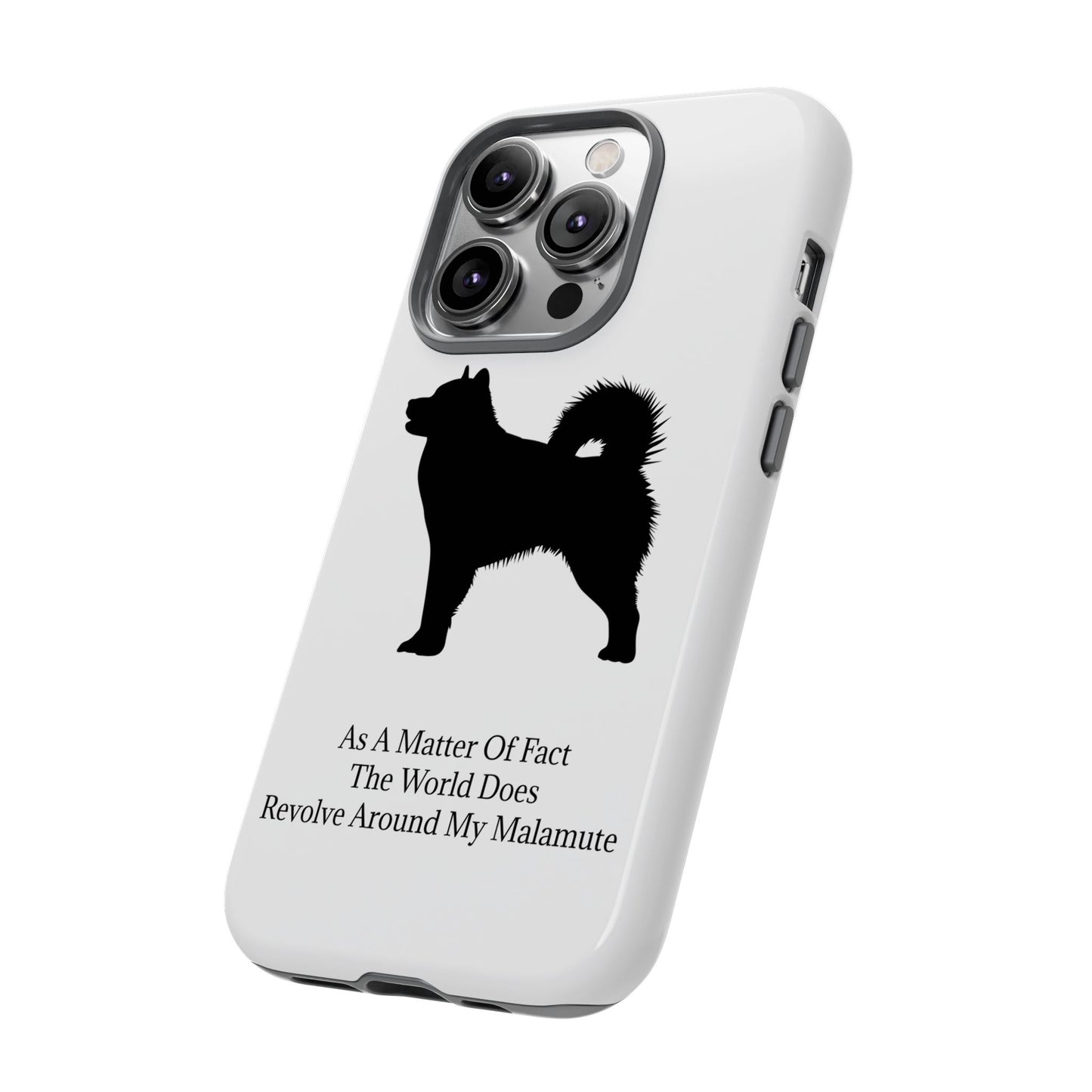 Matter Of Fact Malamute iPhone Case