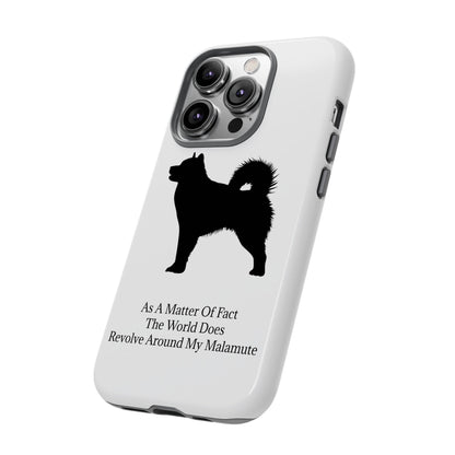 Matter Of Fact Malamute iPhone Case