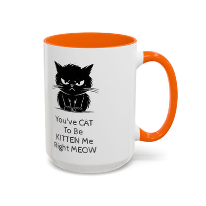 Kitten Me 2-Tone Coffee Mug