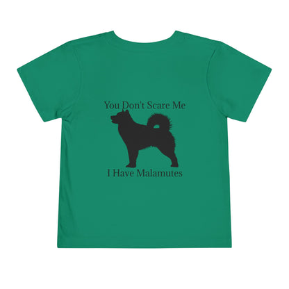 You Don't Scare Me Toddler Unisex Short Sleeve Crewneck Tee