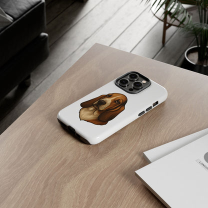 Basset Hound Head iPhone Case