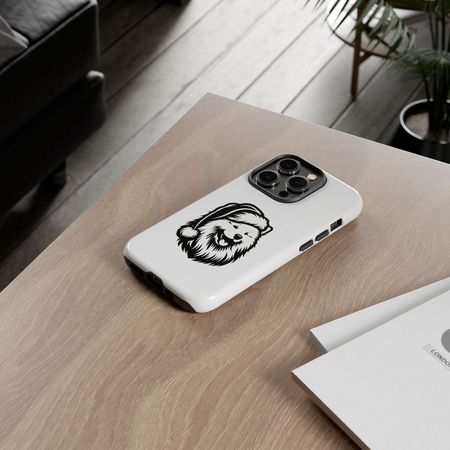 Santa Paws Samoyed iPhone Case