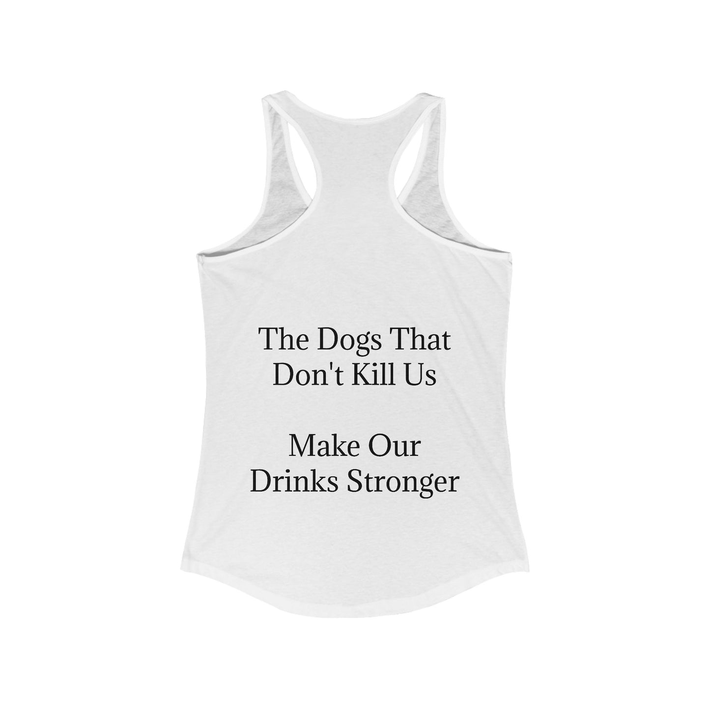 Drinks Stronger Women's Racerback Tank