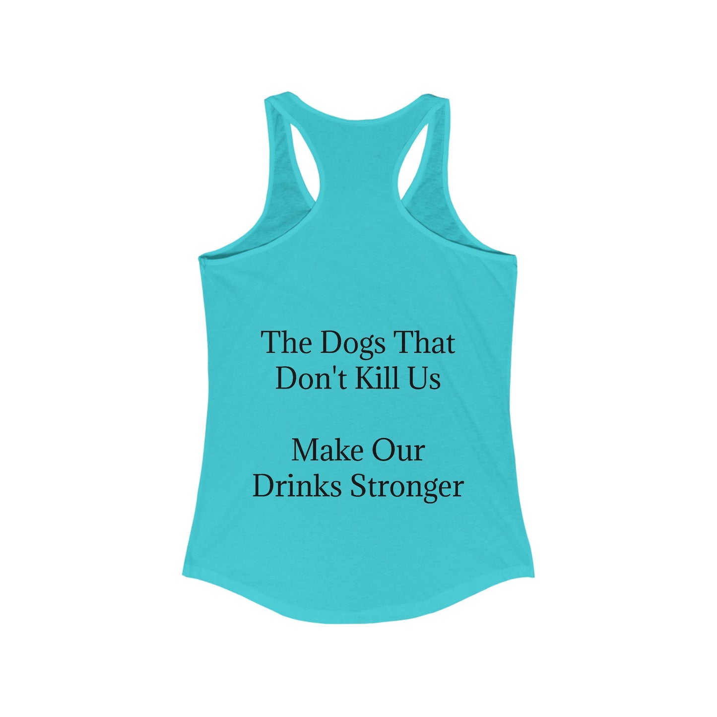 Drinks Stronger Women's Racerback Tank