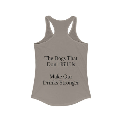 Drinks Stronger Women's Racerback Tank