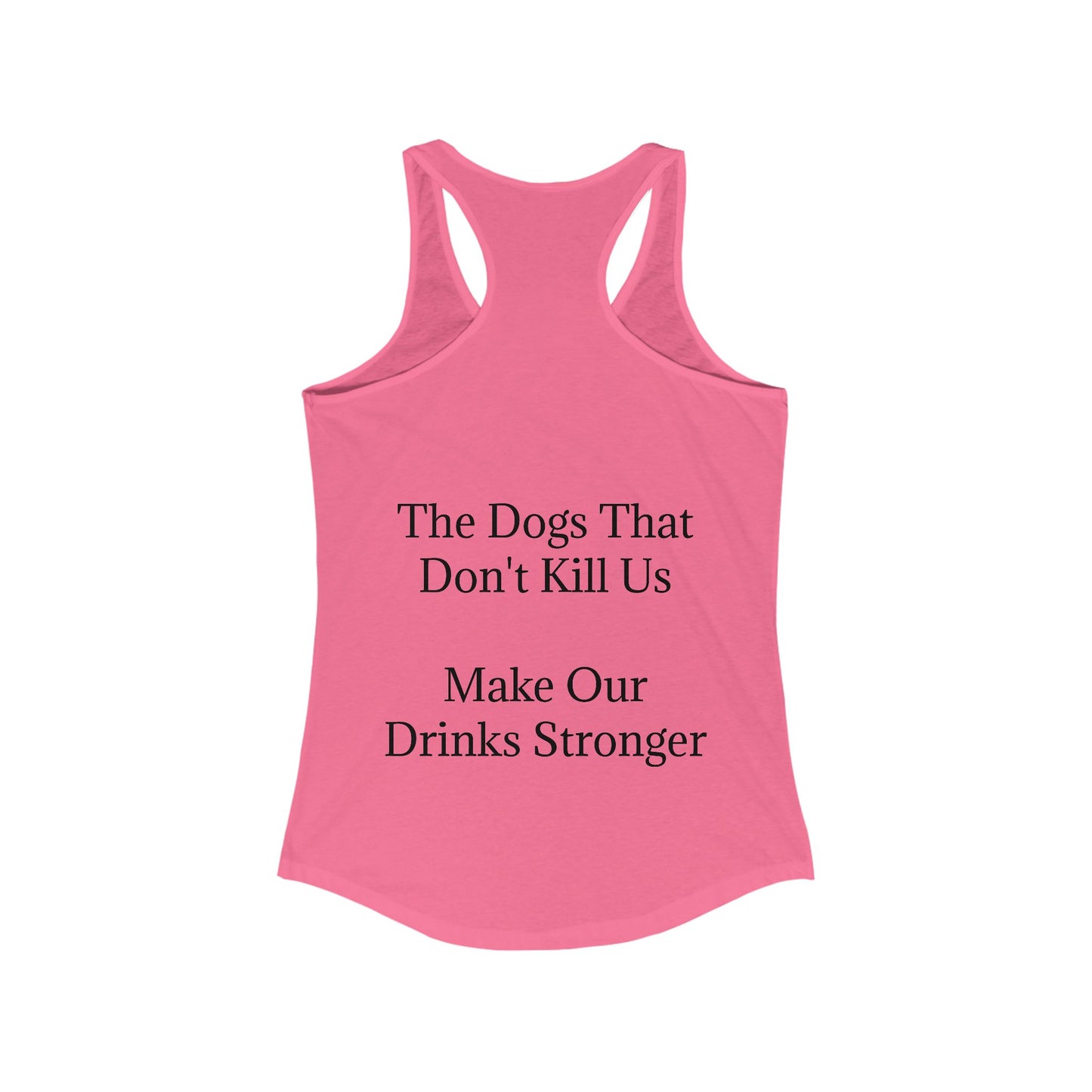 Drinks Stronger Women's Racerback Tank