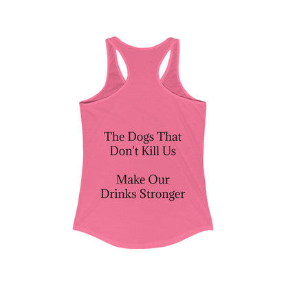 Drinks Stronger Women's Racerback Tank