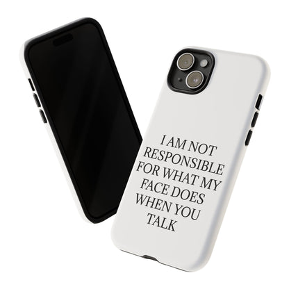 When You Talk iPhone Case