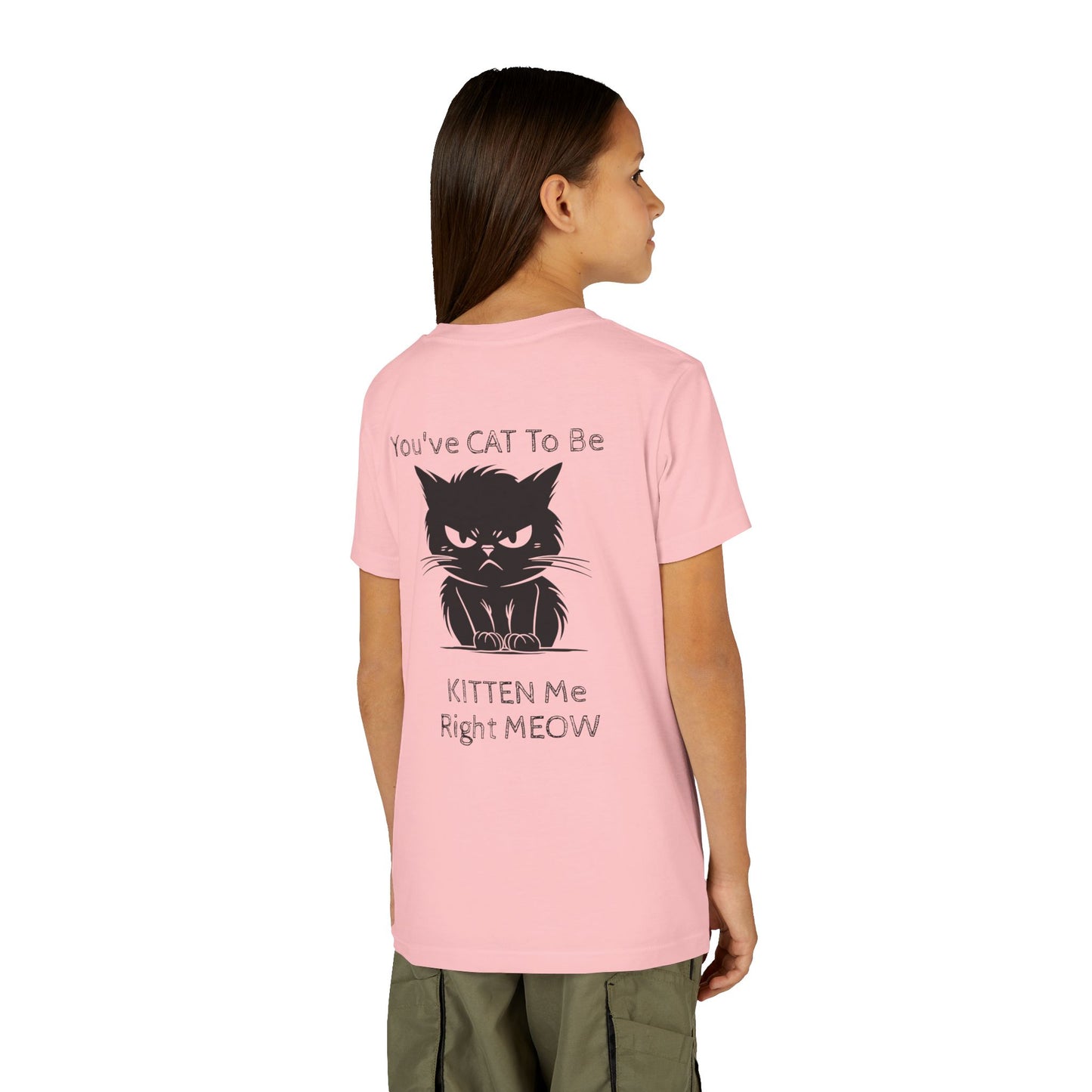 Kitten Me Youth Unisex Short Sleeve Crewneck Tee