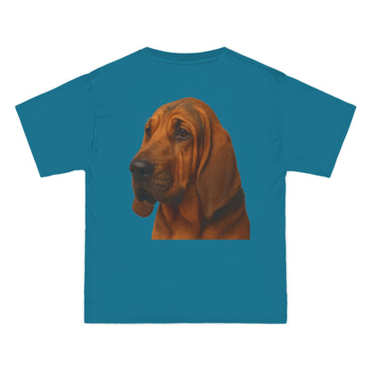 Bloodhound Head Men's Short-Sleeve Crewneck Tee