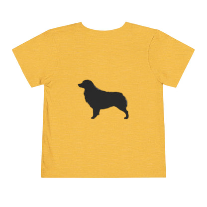 Aussie Silhouette Toddler Unisex Short Sleeve Crewneck Tee