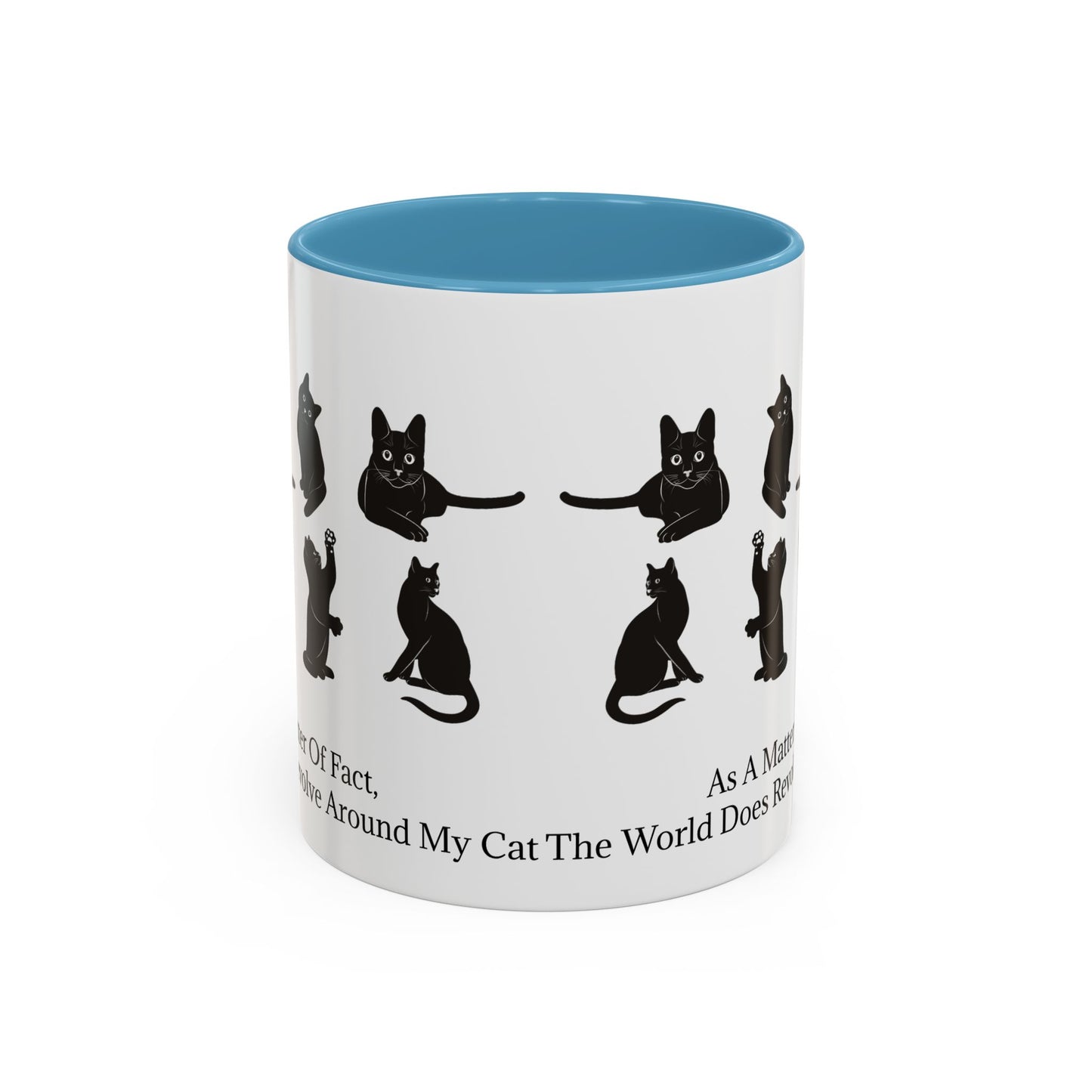Matter Of Fact Cat 2-Tone Coffee Mug