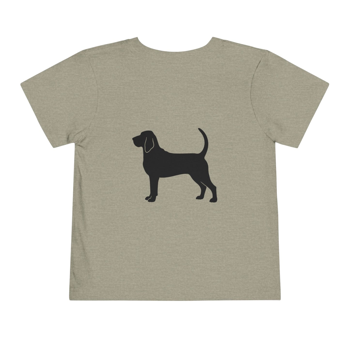 Bloodhound Silhouette Toddler Unisex Short Sleeve Crewneck Tee