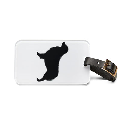 Aussie Silhouette Leather Strap Luggage Tag