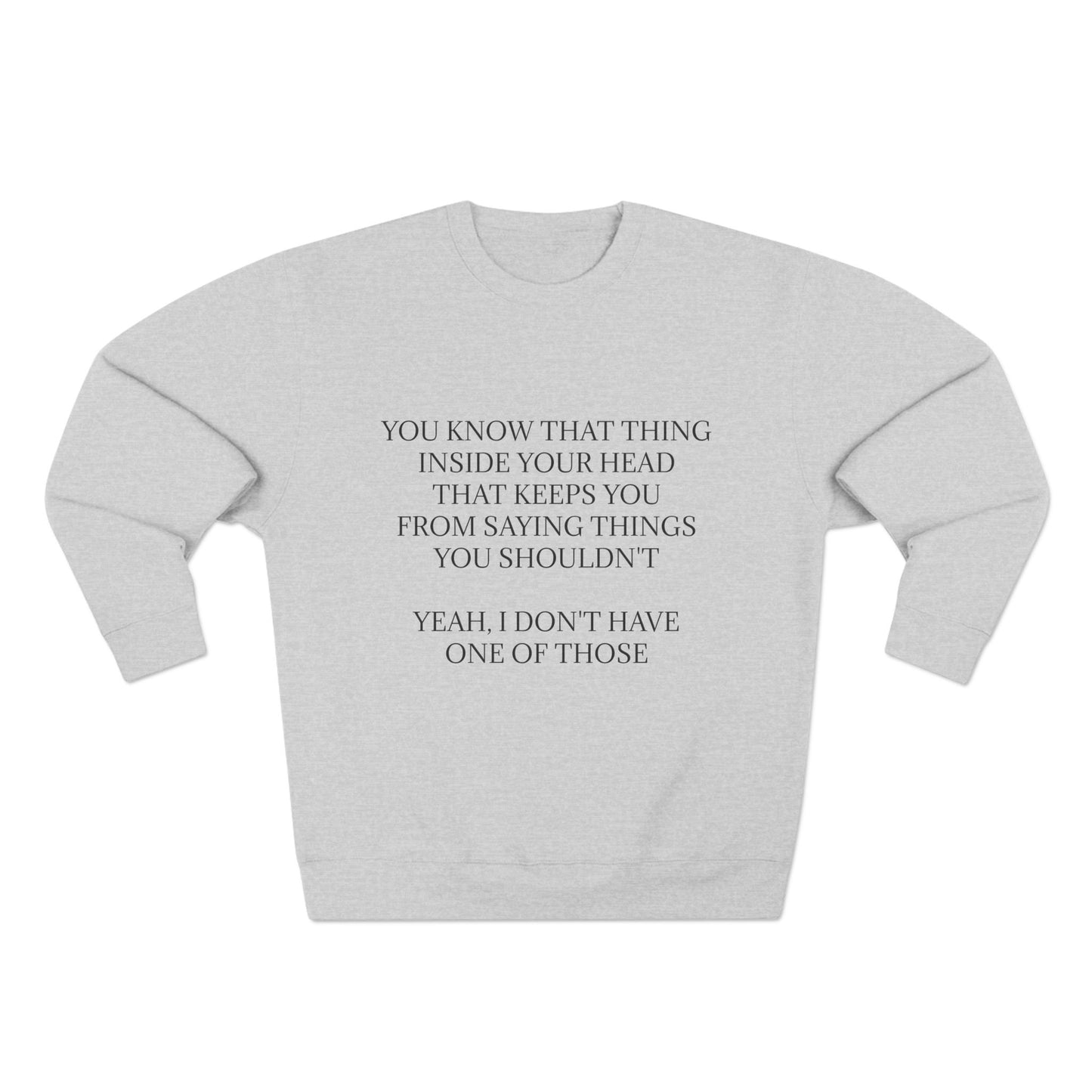 No Filter Unisex Crewneck Sweatshirt