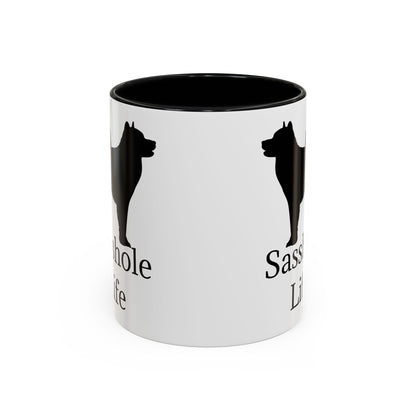 Sasshole Life 2-Tone Coffee Mug