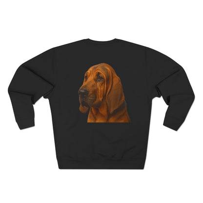 Bloodhound Head Unisex Crewneck Sweatshirt