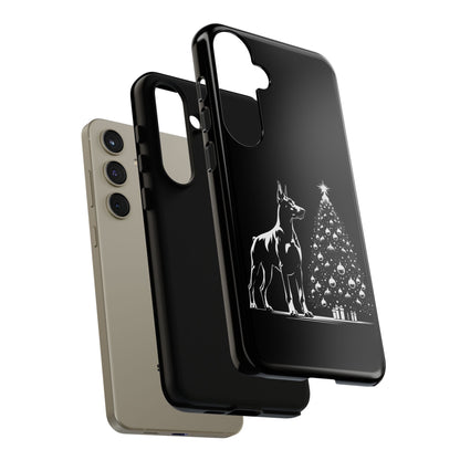 Doberman Christmas Tree Samsung Case
