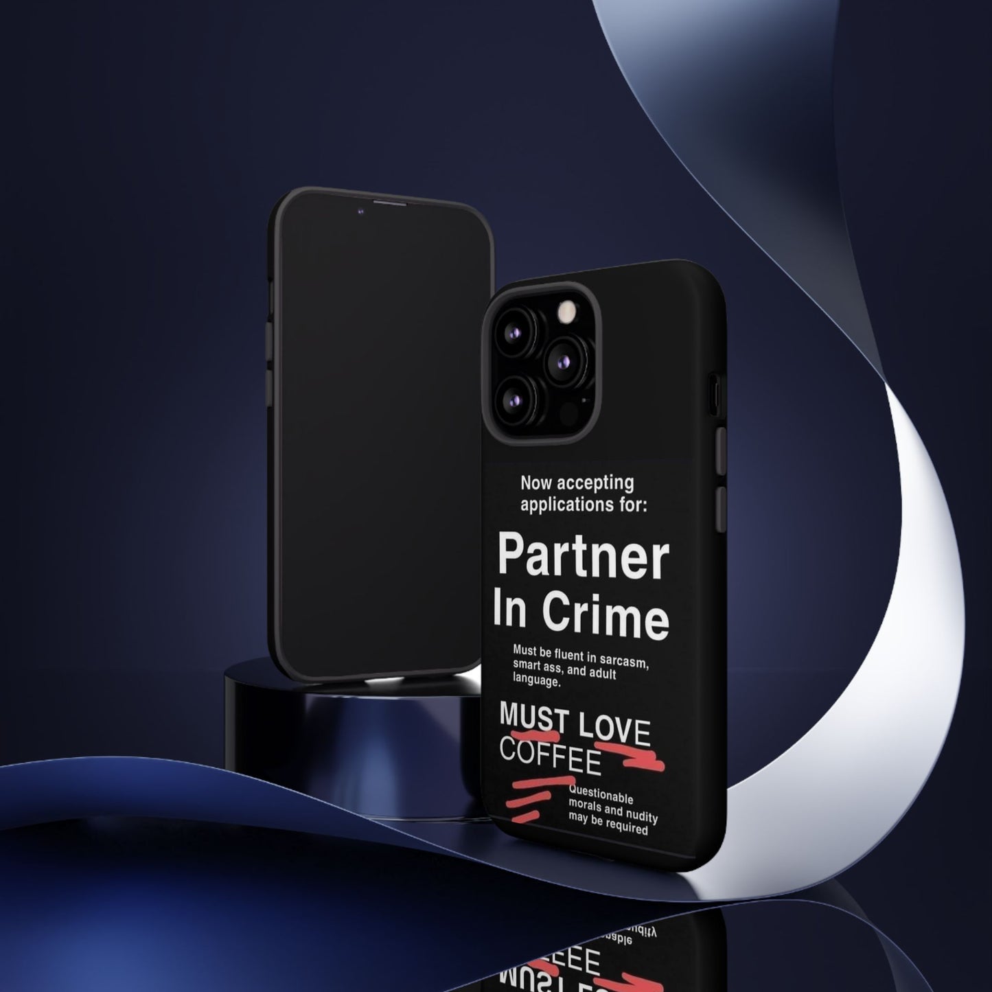 Partner In Crime iPhone Case