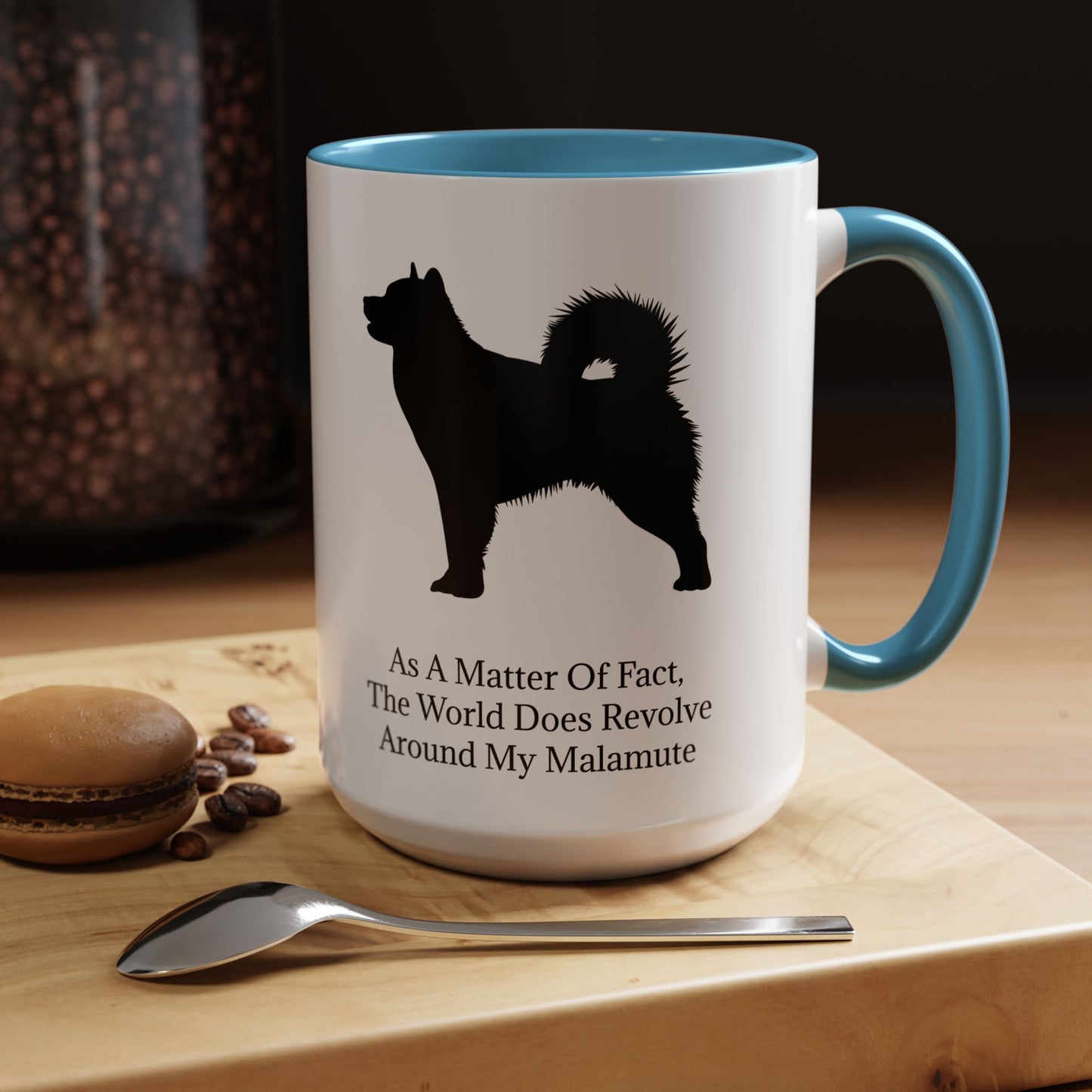 Matter Of Fact Malamute 2-Tone Coffee Mug
