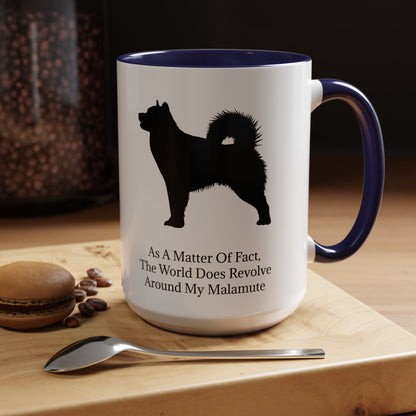 Matter Of Fact Malamute 2-Tone Coffee Mug