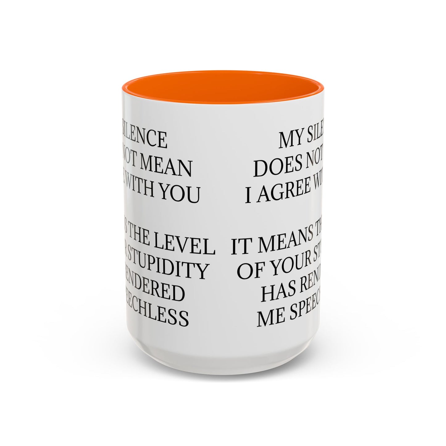 Speechless 2-Tone Coffee Mug