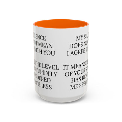 Speechless 2-Tone Coffee Mug
