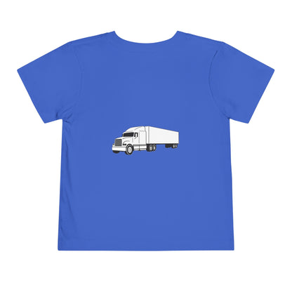 Semi Truck Toddler Unisex Short Sleeve Crewneck Tee