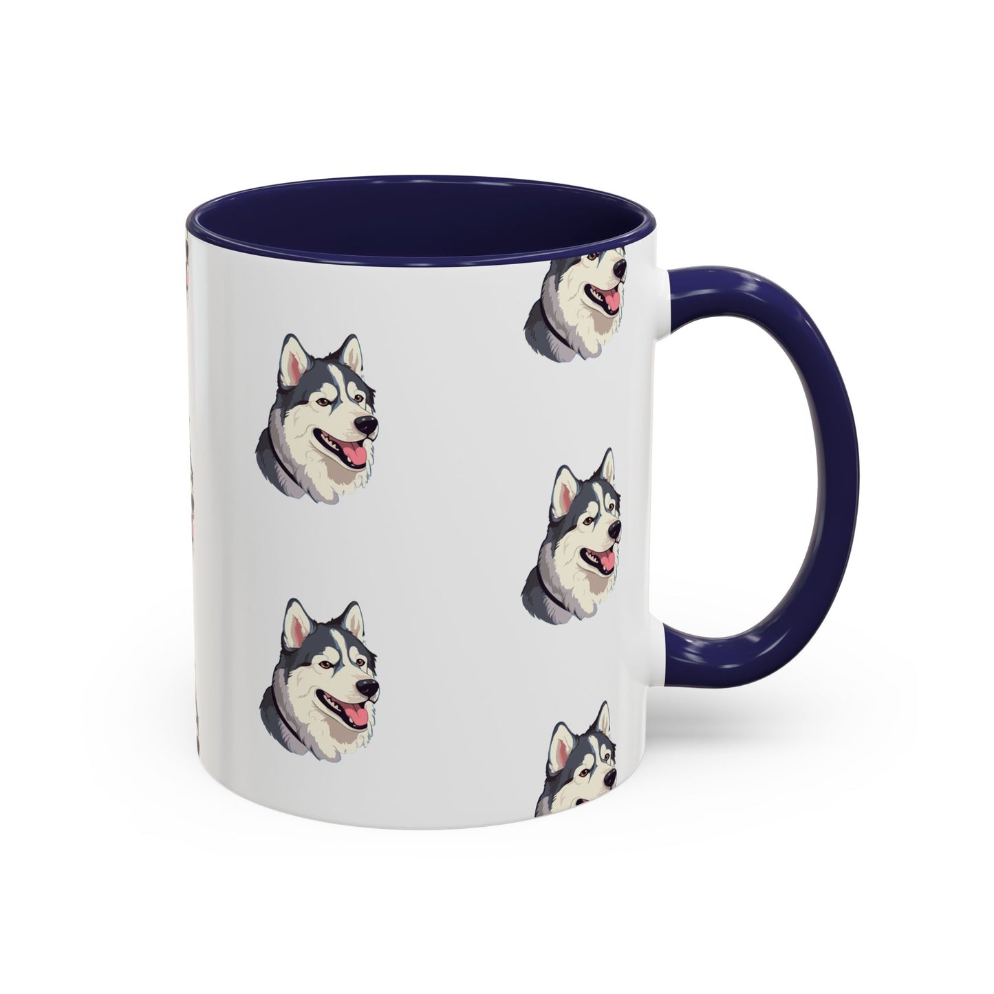 Malamute Head 2-Tone Coffee Mug